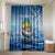 Mahi Mahi and Tuna Fish Bathroom Set Fishing Ocean Water Background and Nautical Compass Elements - Wonder Print Shop