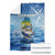 Mahi Mahi and Tuna Fish Blanket Fishing Ocean Water Background and Nautical Compass Elements - Wonder Print Shop
