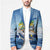 Mahi Mahi and Tuna Fish Blazer Fishing Ocean Water Background and Nautical Compass Elements - Wonder Print Shop