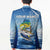 Mahi Mahi and Tuna Fish Blazer Fishing Ocean Water Background and Nautical Compass Elements - Wonder Print Shop