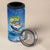 Mahi Mahi and Tuna Fish 4 in 1 Can Cooler Tumbler Fishing Ocean Water Background and Nautical Compass Elements - Wonder Print Shop