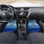 Mahi Mahi and Tuna Fish Car Mats Fishing Ocean Water Background and Nautical Compass Elements - Wonder Print Shop