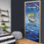Mahi Mahi and Tuna Fish Door Cover Fishing Ocean Water Background and Nautical Compass Elements - Wonder Print Shop