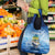 Mahi Mahi and Tuna Fish Grocery Bag Fishing Ocean Water Background and Nautical Compass Elements - Wonder Print Shop