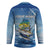Mahi Mahi and Tuna Fish Hockey Jersey Fishing Ocean Water Background and Nautical Compass Elements - Wonder Print Shop