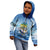 Mahi Mahi and Tuna Fish Kid Hoodie Fishing Ocean Water Background and Nautical Compass Elements - Wonder Print Shop