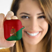 Portugal Football Number 7 GOAT AirPods Case Records Follow Me Sports Quote Line Art