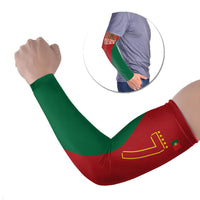 Portugal Football Number 7 GOAT Arm Sleeves Records Follow Me Sports Quote Line Art