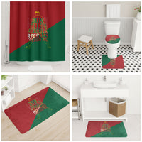 Portugal Football Number 7 GOAT Bathroom Set Records Follow Me Sports Quote Line Art