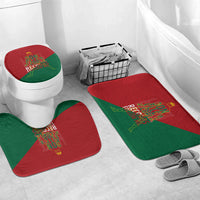 Portugal Football Number 7 GOAT Bathroom Set Records Follow Me Sports Quote Line Art