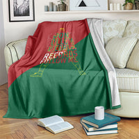 Portugal Football Number 7 GOAT Blanket Records Follow Me Sports Quote Line Art