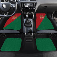 Portugal Football Number 7 GOAT Car Mats Records Follow Me Sports Quote Line Art
