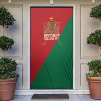 Portugal Football Number 7 GOAT Door Cover Records Follow Me Sports Quote Line Art