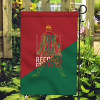 Portugal Football Number 7 GOAT Garden Flag Records Follow Me Sports Quote Line Art