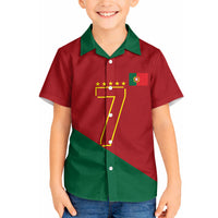 Portugal Football Number 7 GOAT Hawaiian Shirt Records Follow Me Sports Quote Line Art