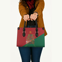 Portugal Football Number 7 GOAT Leather Bag Records Follow Me Sports Quote Line Art
