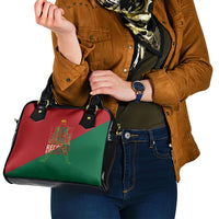 Portugal Football Number 7 GOAT Shoulder Handbag Records Follow Me Sports Quote Line Art