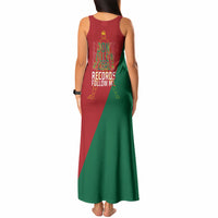 Portugal Football Number 7 GOAT Tank Maxi Dress Records Follow Me Sports Quote Line Art