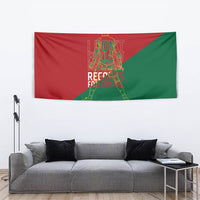 Portugal Football Number 7 GOAT Tapestry Records Follow Me Sports Quote Line Art