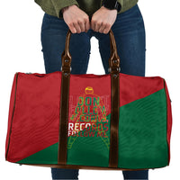 Portugal Football Number 7 GOAT Travel Bag Records Follow Me Sports Quote Line Art