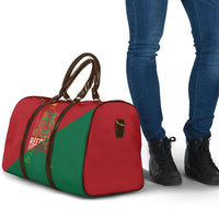 Portugal Football Number 7 GOAT Travel Bag Records Follow Me Sports Quote Line Art