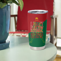 Portugal Football Number 7 GOAT Tumbler Cup Records Follow Me Sports Quote Line Art