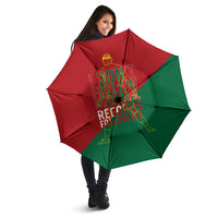 Portugal Football Number 7 GOAT Umbrella Records Follow Me Sports Quote Line Art