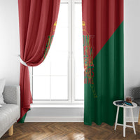 Portugal Football Number 7 GOAT Window Curtain Records Follow Me Sports Quote Line Art