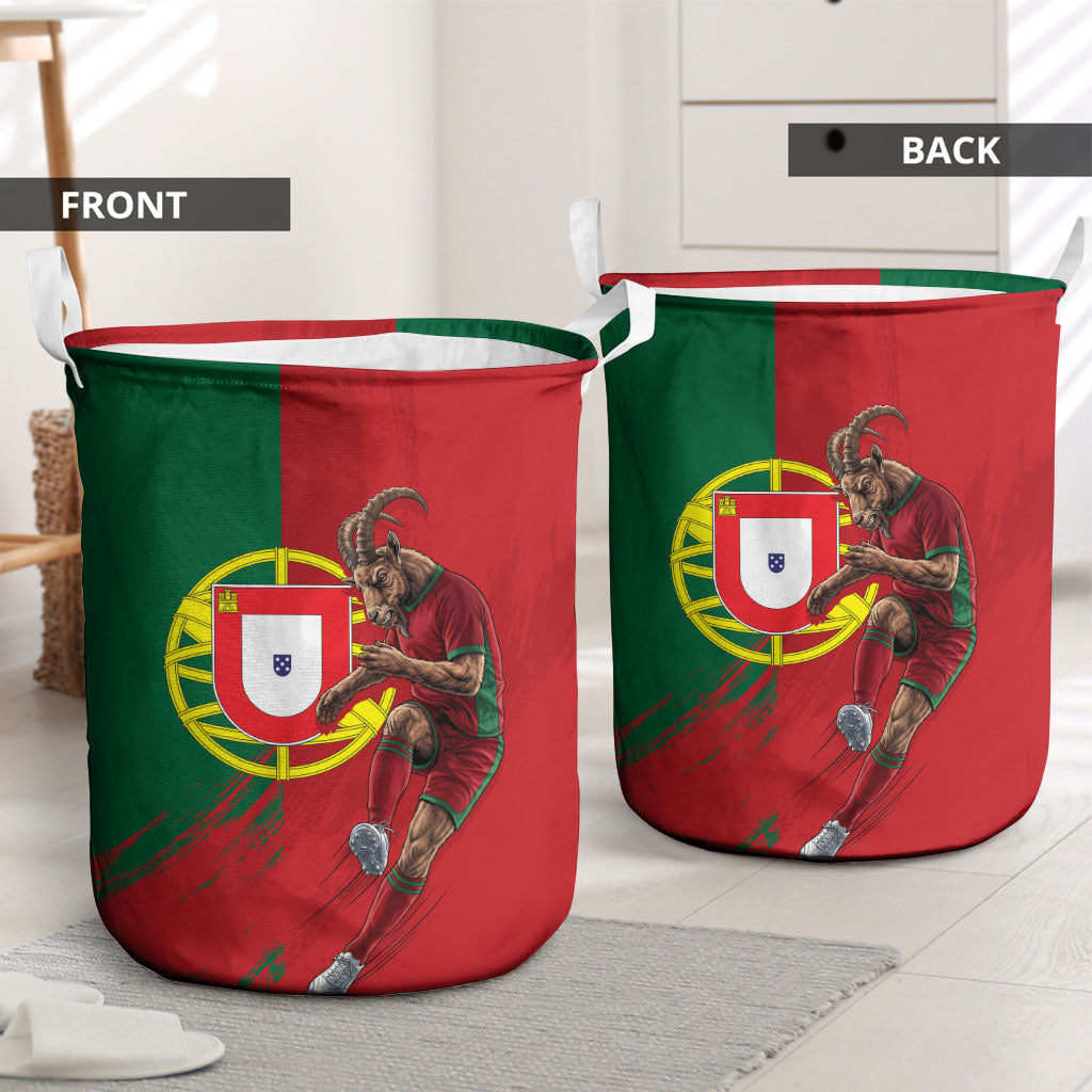 Portugal Football Goat Laundry Basket Number 7 Greatest Of All Time Sports