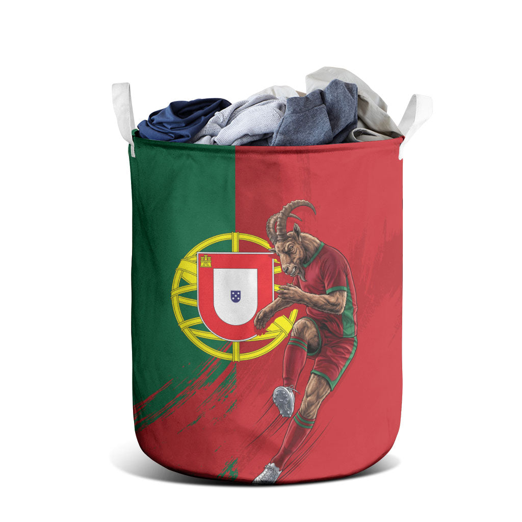 Portugal Football Goat Laundry Basket Number 7 Greatest Of All Time Sports