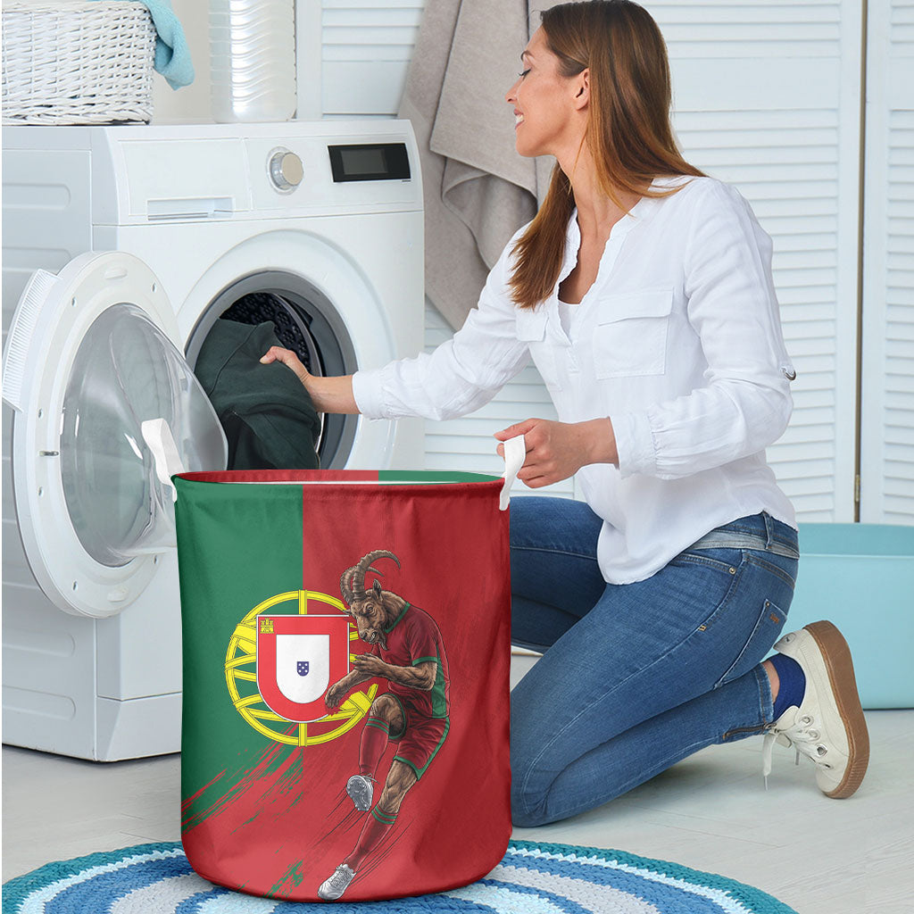 Portugal Football Goat Laundry Basket Number 7 Greatest Of All Time Sports