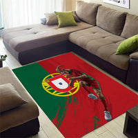 Portugal Football Goat Area Rug Number 7 Greatest Of All Time Sports