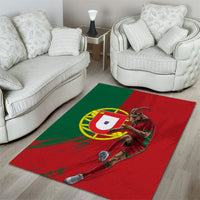 Portugal Football Goat Area Rug Number 7 Greatest Of All Time Sports