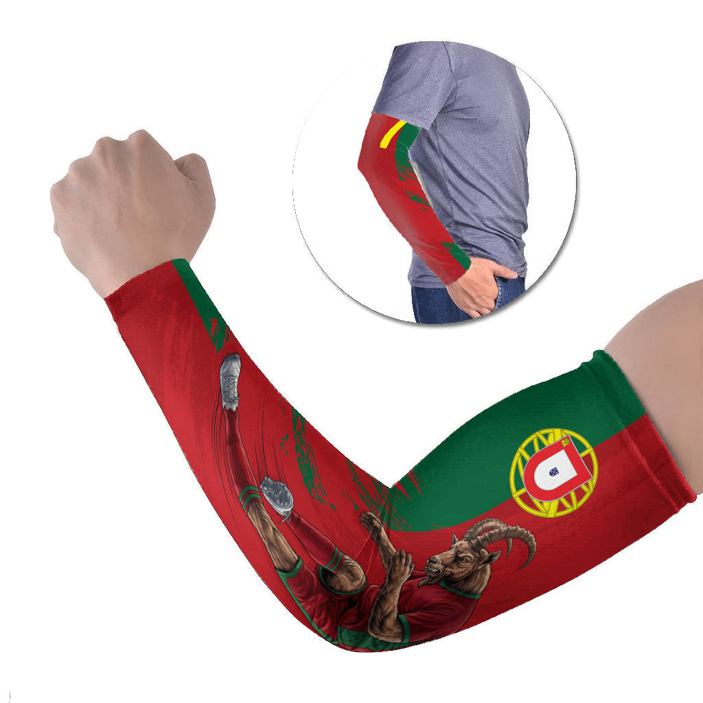 Portugal Football Goat Arm Sleeves Number 7 Greatest Of All Time Sports