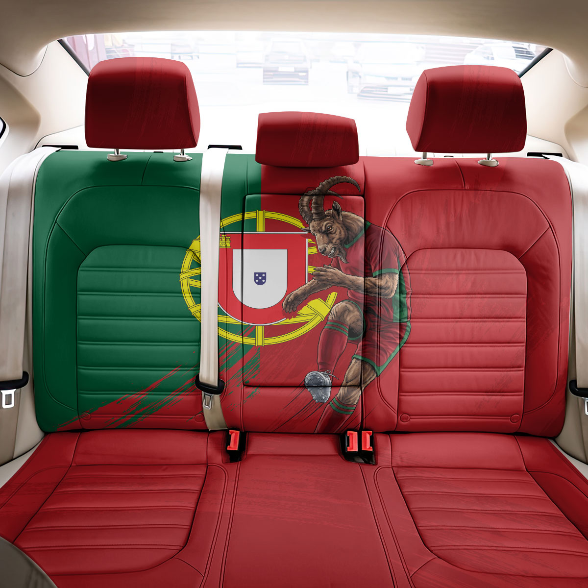 Portugal Football Goat Back Car Seat Cover Number 7 Greatest Of All Time Sports