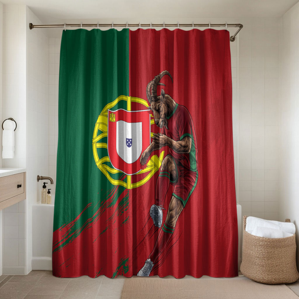 Portugal Football Goat Bathroom Set Number 7 Greatest Of All Time Sports