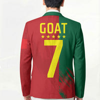 Portugal Football Goat Blazer Number 7 Greatest Of All Time Sports
