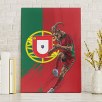 Portugal Football Goat Canvas Wall Art Number 7 Greatest Of All Time Sports