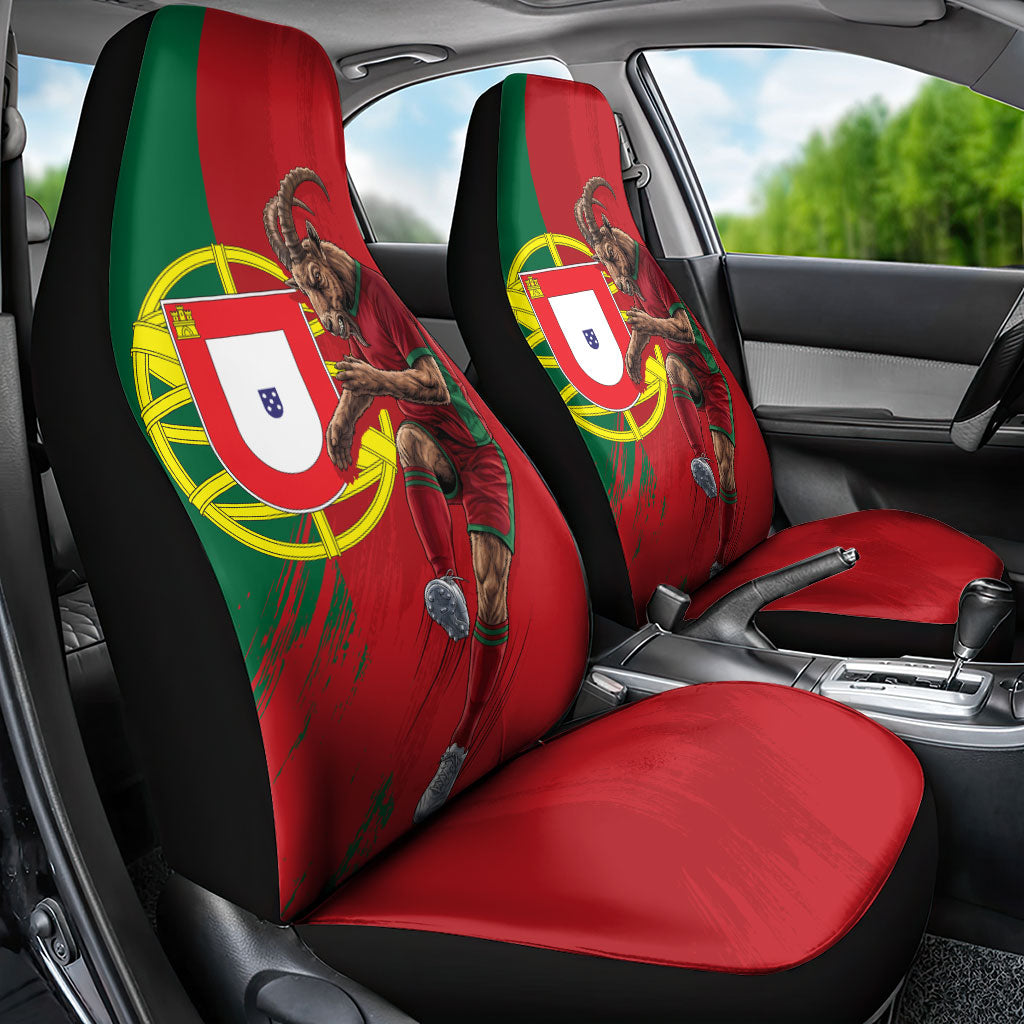Portugal Football Goat Car Seat Cover Number 7 Greatest Of All Time Sports