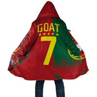 Portugal Football Goat Cloak Number 7 Greatest Of All Time Sports