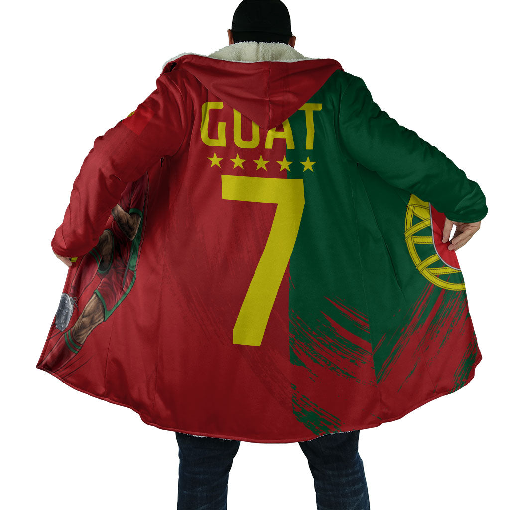 Portugal Football Goat Cloak Number 7 Greatest Of All Time Sports