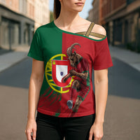 Portugal Football Goat Cross Shoulder Shirt Number 7 Greatest Of All Time Sports