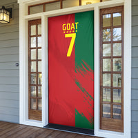 Portugal Football Goat Door Cover Number 7 Greatest Of All Time Sports
