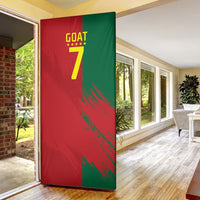 Portugal Football Goat Door Cover Number 7 Greatest Of All Time Sports