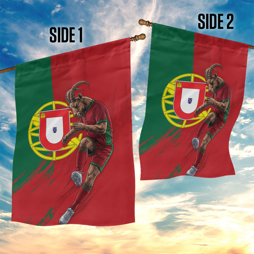 Portugal Football Goat Garden Flag Number 7 Greatest Of All Time Sports