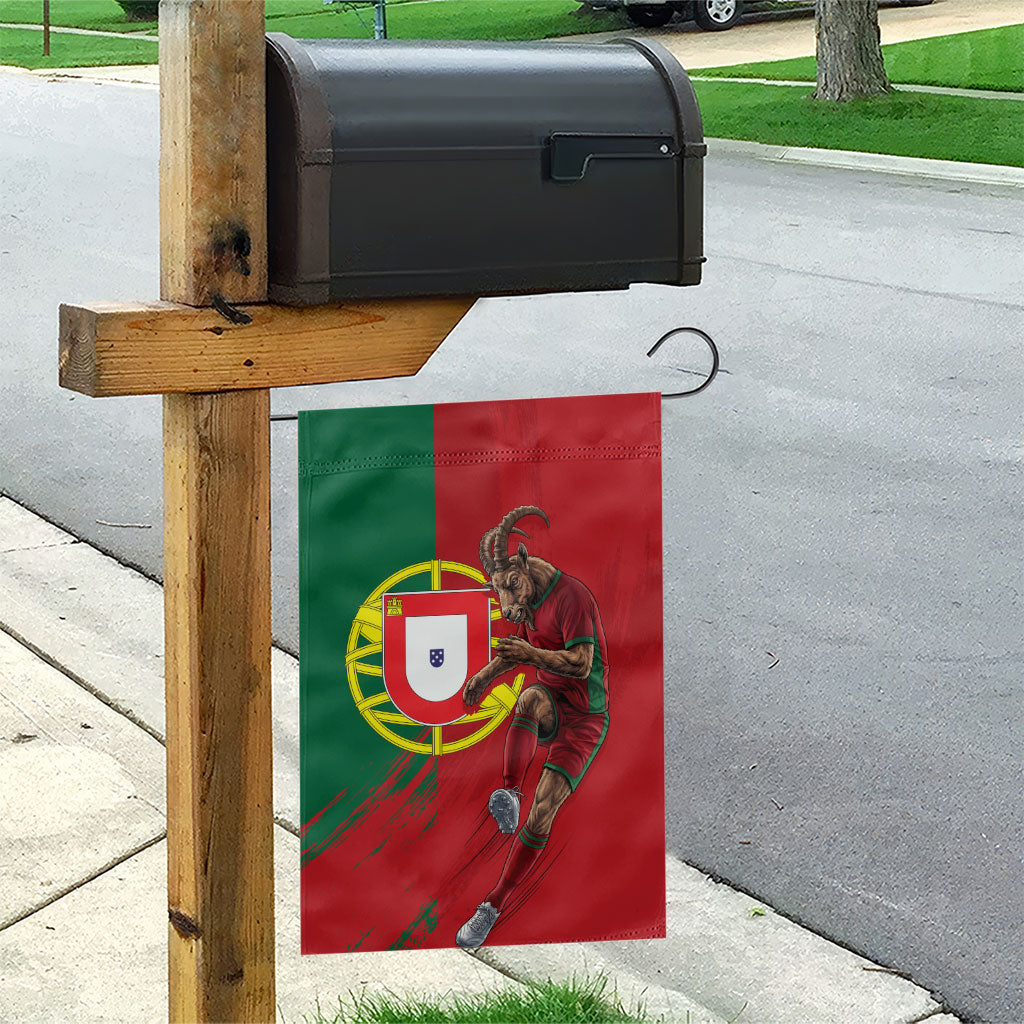 Portugal Football Goat Garden Flag Number 7 Greatest Of All Time Sports