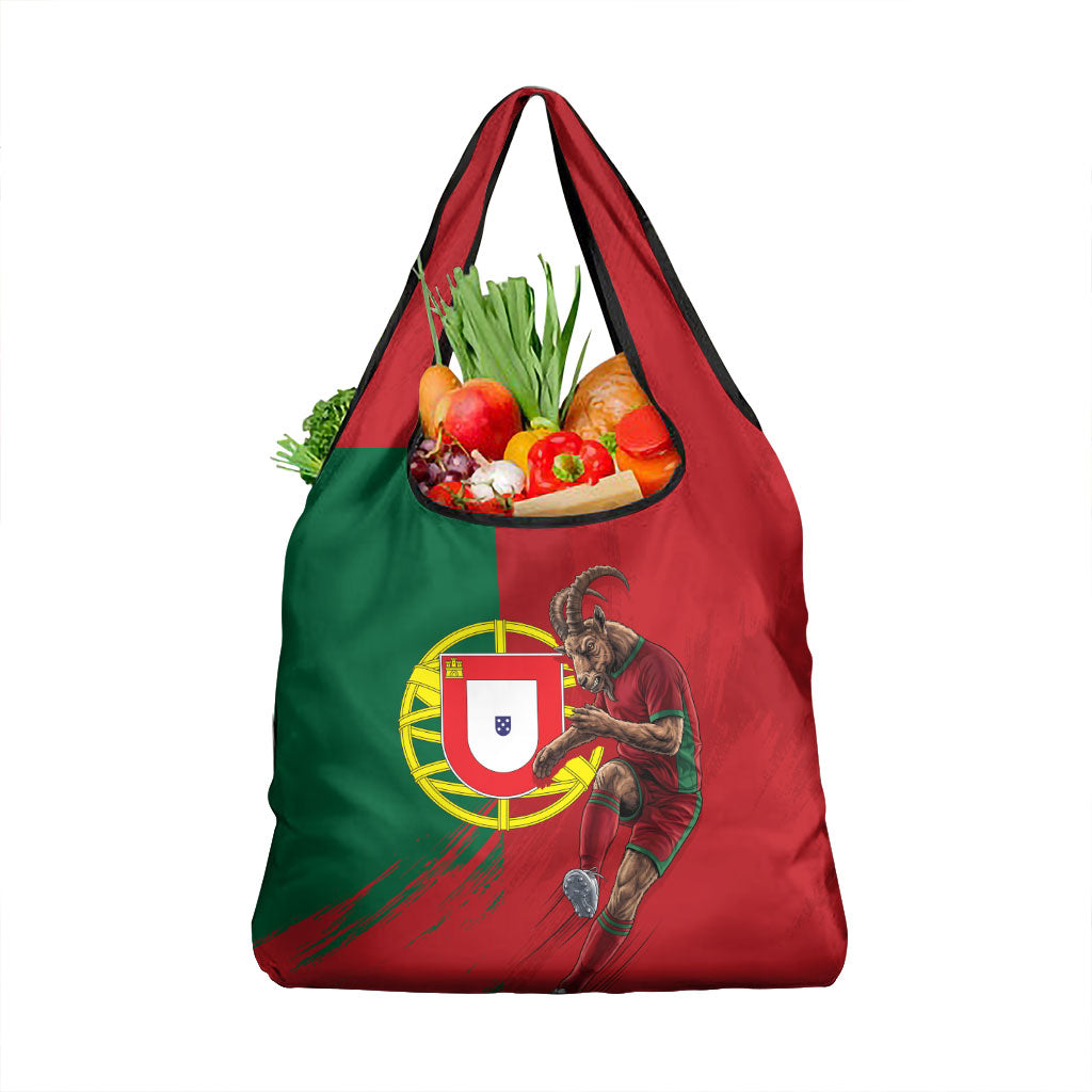 Portugal Football Goat Grocery Bag Number 7 Greatest Of All Time Sports