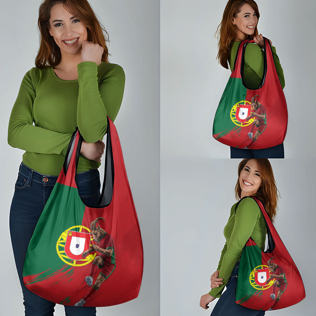 Portugal Football Goat Grocery Bag Number 7 Greatest Of All Time Sports
