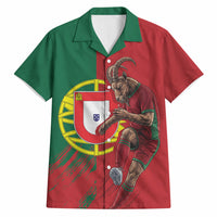 Portugal Football Goat Hawaiian Shirt Number 7 Greatest Of All Time Sports