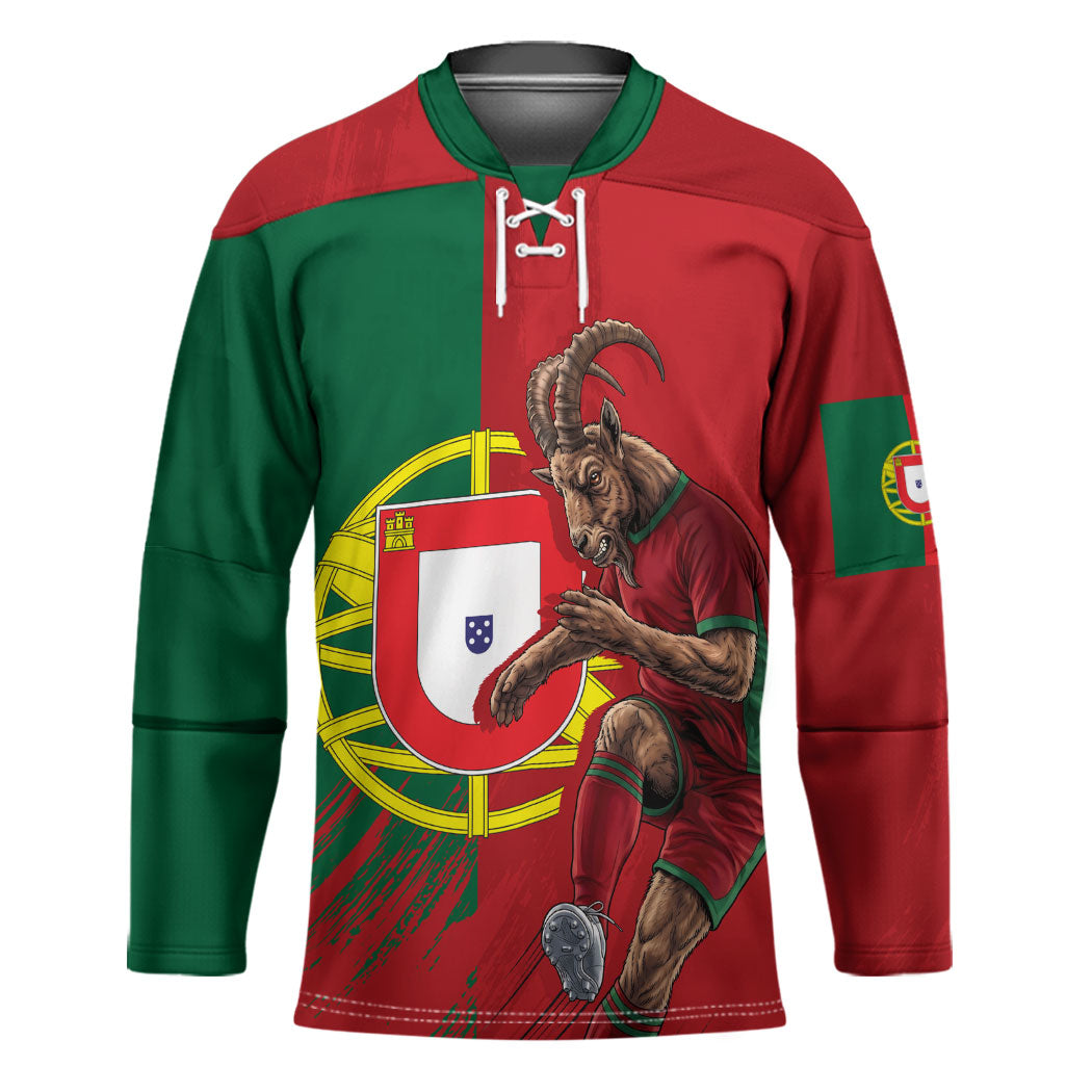 Portugal Football Goat Hockey Jersey Number 7 Greatest Of All Time Sports